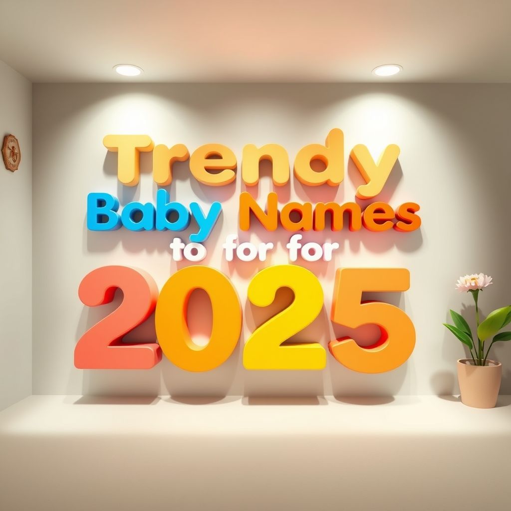 เทรนด์ตั้งชื่อลูกปี 2568 ที่กำลังมาแรง